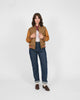 Women's Varsity Jacket - Dark Tan Mix - View 2