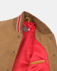 Women's Varsity Jacket - Dark Tan Mix - View 8