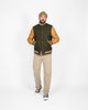 Varsity Jacket - Loden / Rust - View 2