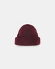 Wool Knit Watch Cap - Burgundy - View 2
