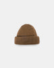 Wool Knit Watch Cap - Dark Tan - View 2