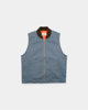 Flight Vest - Faded Blue Dry Waxed Rip Stop