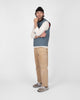 Flight Vest - Faded Blue Dry Waxed Rip Stop - View 3