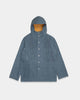 Raincoat - Faded Blue Dry Waxed Rip Stop - View 1