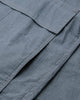 Raincoat - Faded Blue Dry Waxed Rip Stop - View 7
