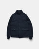 Submariner Sweater Coat - Dark Navy - Dehen 1920 - View 1