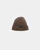 Wool Knit Watch Cap - Charcoal / Goldmine Mix - View 1