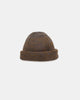 Wool Knit Watch Cap - Charcoal / Goldmine Mix - View 2