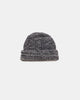 Wool Knit Watch Cap - Black / Natural Mix - View 2