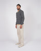Classic Cardigan - Charcoal - View 4