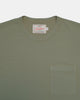 Heavy Duty Long Sleeve Tee - Single Pocket - Fatigue - View 7