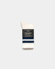 Heavy Duty Wool Socks -  Off White Navy - View 2