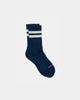 Heavy Duty Wool Socks - Navy Off White - View 1