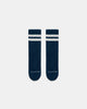 Heavy Duty Wool Socks - Navy Off White - View 2